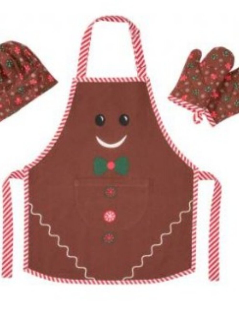 Livarno Home Children's Set 4-Piece Gingerbread Apron Set